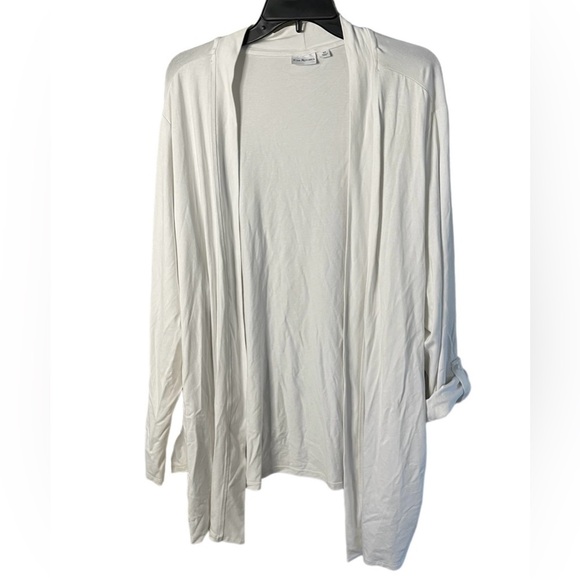 Kim Rogers Women’s Plus Size Open Front Viscose / Spandex Blend Cardigan - Picture 1 of 5